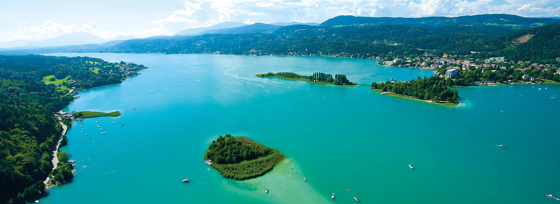 Wörthersee mit seinen wunderbaren Blautönen