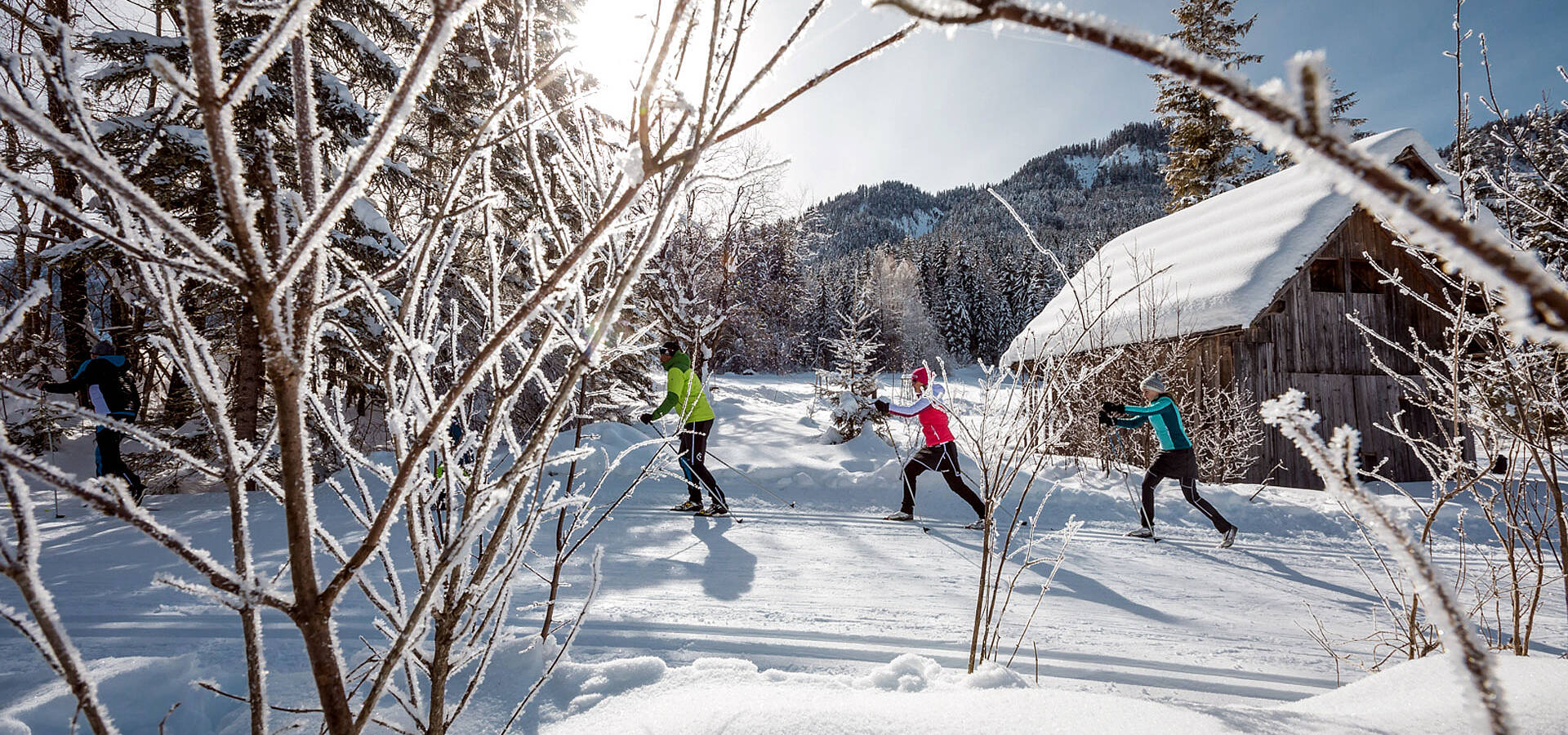 Langlaufen am Weissensee