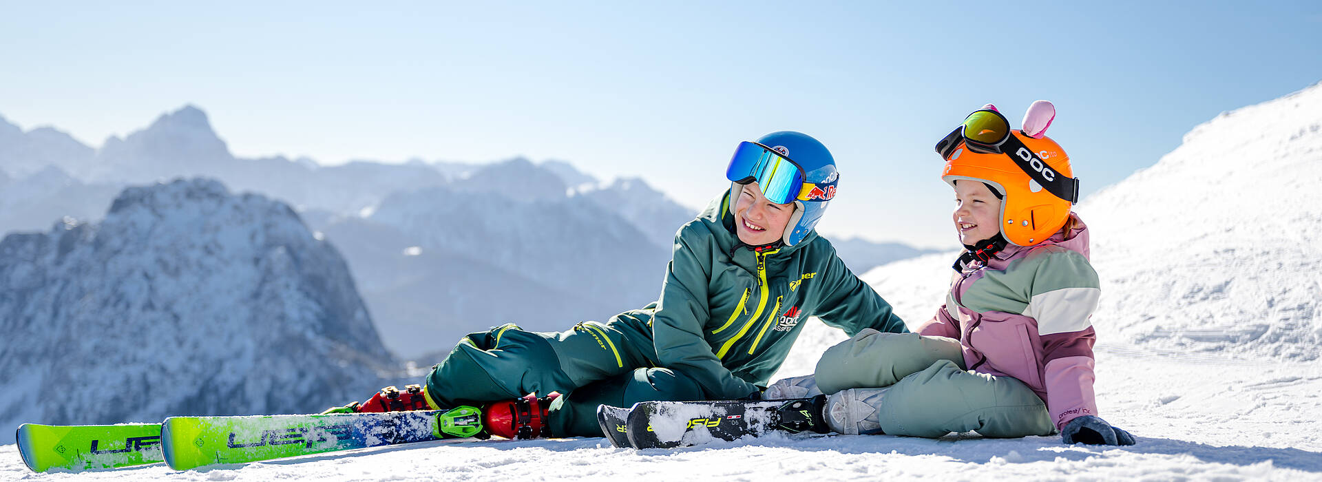 Skigenuss am Nassfeld mit der Familie, Kinder haben Spaß im Schnee